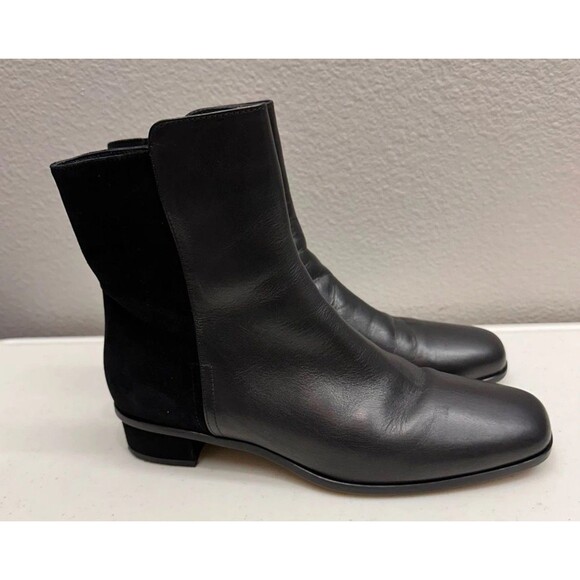 Aquatalia Shoes - Aquatalia Boots Size 9 Lucia Black Ankle Womens Leather Suede Fall